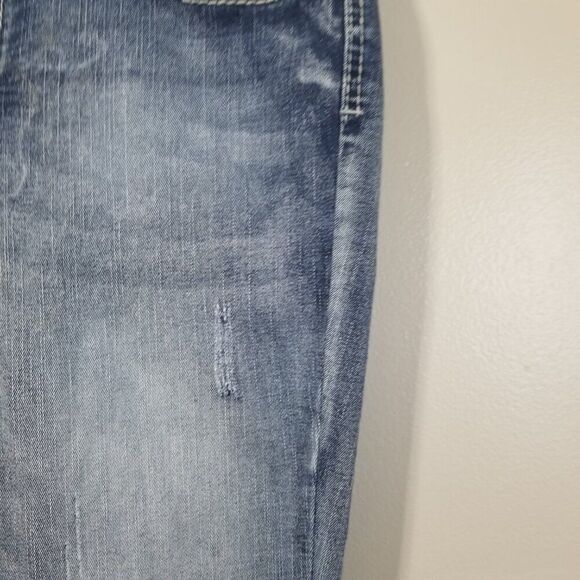 True Luck Jeans size 13/14 Mid Rise Boot Cut Bling - Picture 10 of 14